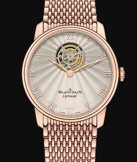 Review Blancpain Villeret Watch Review Carrousel Volant Une Minute Replica Watch 66228 3642 MMB - Click Image to Close